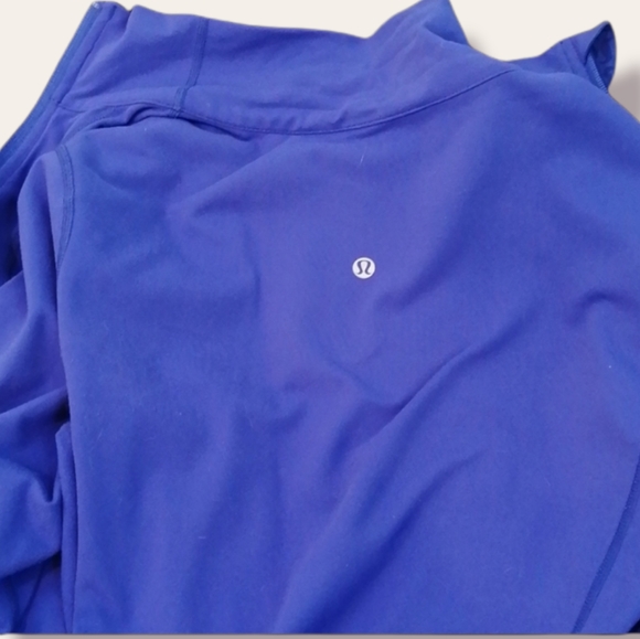 Lululemon Blue Da Bomber Zip Front Jacket Me… - Picture 7 of 13